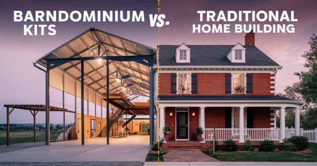 Barndominium Kits vs. Traditional Home Building