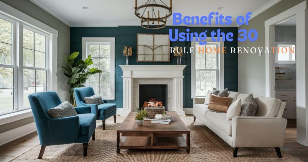 Benefits of Using the 30 Rule Home Renovation