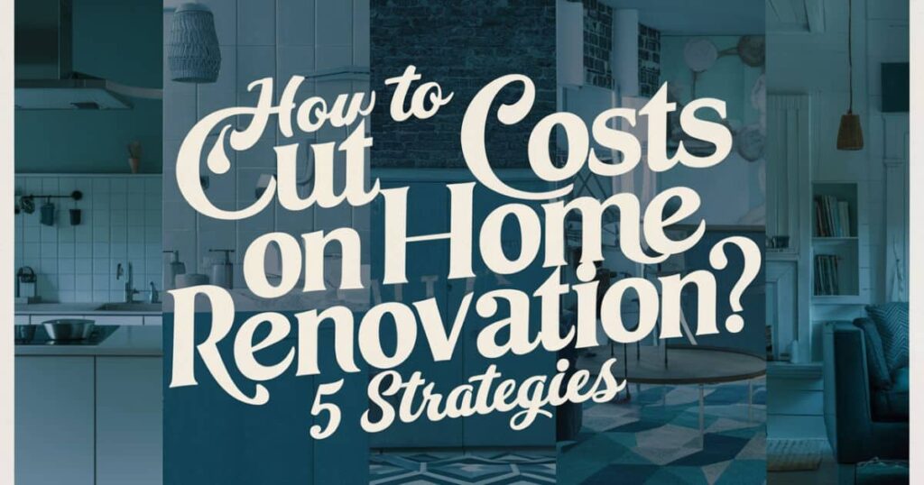 How to Cut Costs on Home Renovation? 5 Strategies