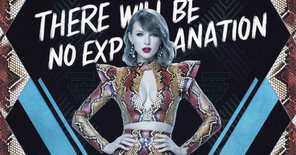 Taylor Swift There Will Be No Explanation Snake Print