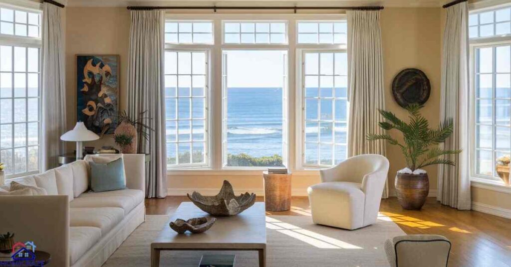 Living Room with Ocean Views