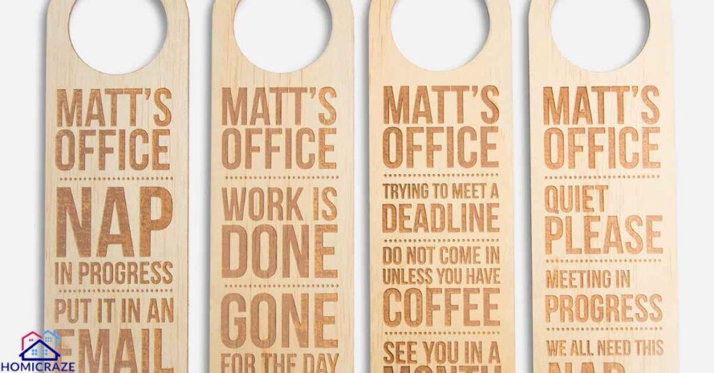 Personalized Name Door Hangers