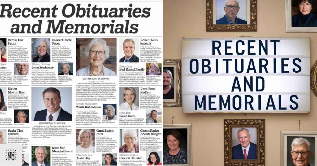 Recent Obituaries and Memorials