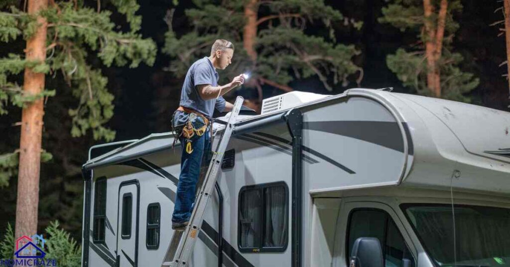 Finding RV Roof Damage