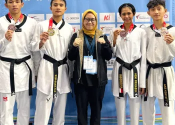 M Rizal Antar Taekwondo Indonesia Amankan Tiket Asian Games 2026